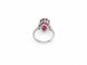 Bague 56.5 Bague en or gris 18K et tourmaline rose 58 Facettes LP1905