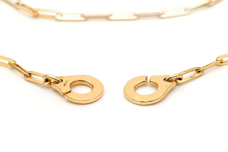Collier Dinh Van Menottes XL - Collier en or jaune 18 carats 58 Facettes B876