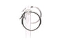 Boucles d'oreilles Boucles d'oreilles contemporaines en or blanc 18 carats 58 Facettes B880