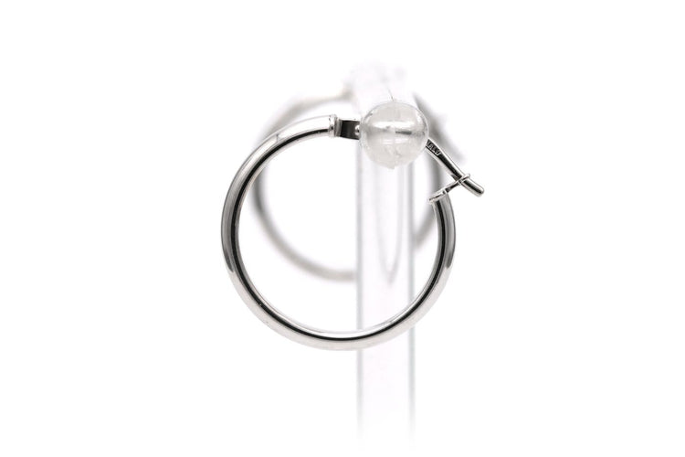 Boucles d'oreilles Boucles d'oreilles contemporaines en or blanc 18 carats 58 Facettes B880