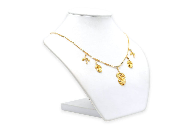 Collier Art Nouveau - Collier en or jaune 18 carats et perles 58 Facettes 23794