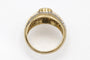 Bague 53 Bague vintage en or jaune avec émeraude et diamants 58 Facettes 12077