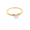 Bague 57 Bague solitaire vintage en or jaune et diamant 0,30 ct 58 Facettes HJ250258