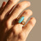 Bague 52 Bague en or jaune 18 carats, opale boulder et diamants 58 Facettes