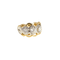 Bague 52 Bague en or jaune et blanc avec diamants 58 Facettes HJ250246