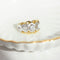 Bague 52 Bague en or jaune et blanc avec diamants 58 Facettes