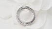 Bague 49 Alliance américaine en platine et diamants, 0,92 ct 58 Facettes 30685