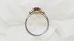Bague 54 Bague en or bicolore 18k, rubis naturel certifié et diamants 58 Facettes 32734