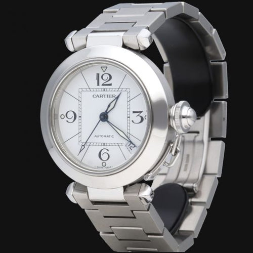 Montre Cartier Pasha C - Montre en acier 58 Facettes MT46750