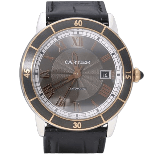 Montre Cartier Ronde Croisière - Montre en acier 58 Facettes MT46813