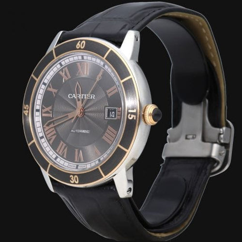 Montre Cartier Ronde Croisière - Montre en acier 58 Facettes MT46813