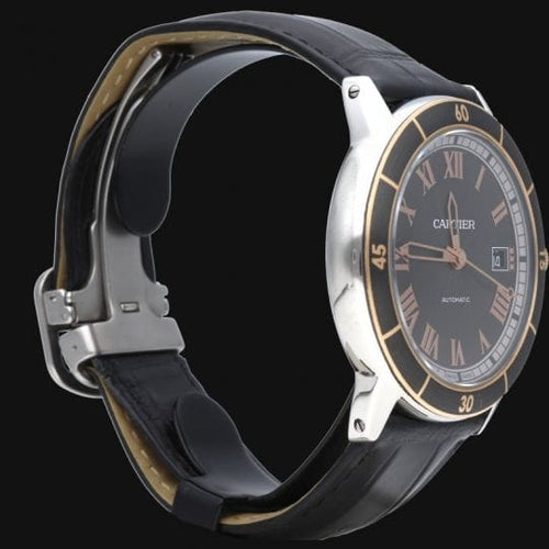 Montre Cartier Ronde Croisière - Montre en acier 58 Facettes MT46813