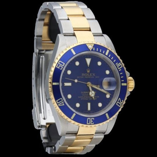 Montre Rolex Submariner Date - Montre en or jaune et acier 58 Facettes MT46875