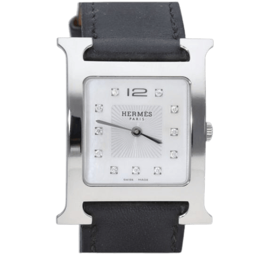 Montre Hermès Heure H - Montre en acier 58 Facettes MT46104