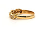 Bague 49 Bague contemporaine en or jaune 18 carats et diamants 58 Facettes 23830