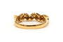 Bague 49 Bague contemporaine en or jaune 18 carats et diamants 58 Facettes 23830
