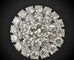 Bague 60 Bague marguerite en platine et diamants 58 Facettes Bague 05