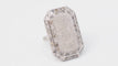 Bague Carolina Bucci - Bague Emerald Cut en or blanc et diamants 58 Facettes 32862