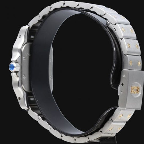 Montre Cartier Santos de Cartier Galbée PM - Montre en or jaune et acier 58 Facettes MT46891