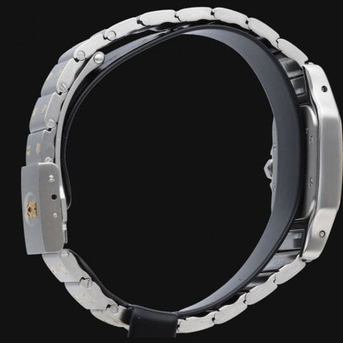 Montre Cartier Santos de Cartier Galbée PM - Montre en or jaune et acier 58 Facettes MT46891