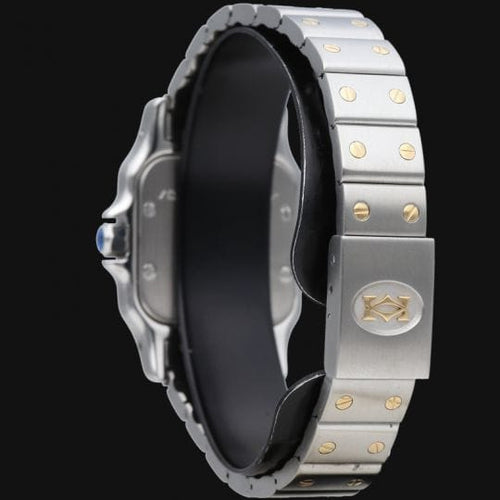 Montre Cartier Santos de Cartier Galbée PM - Montre en or jaune et acier 58 Facettes MT46891