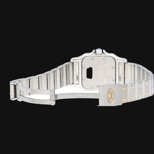 Montre Cartier Santos de Cartier Galbée PM - Montre en or jaune et acier 58 Facettes MT46891