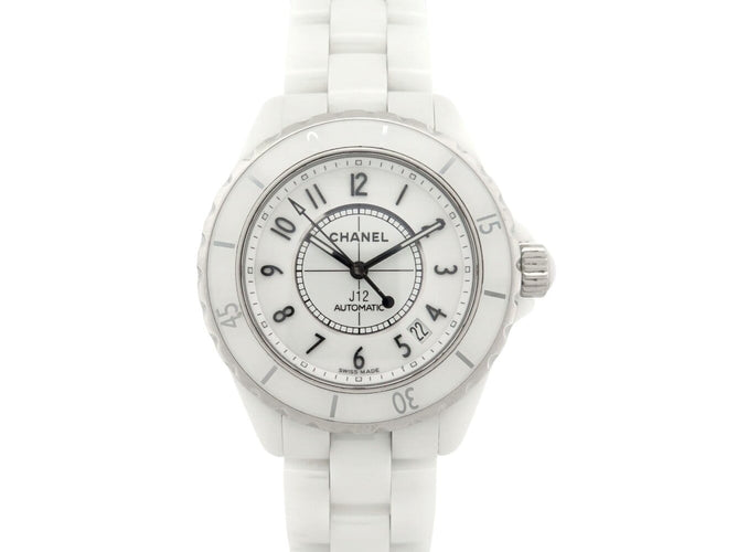 Montre Chanel J12 - Montre automatique 38 mm en céramique blanche 58 Facettes 275140