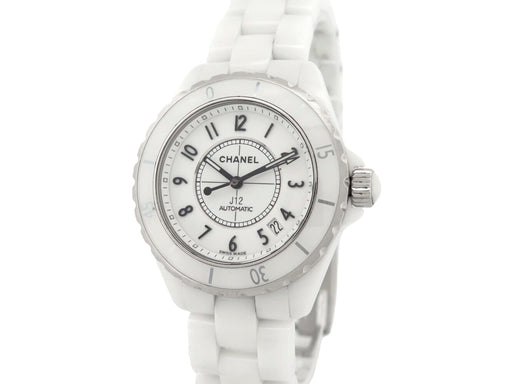 Montre Chanel J12 - Montre automatique 38 mm en céramique blanche 58 Facettes 275140