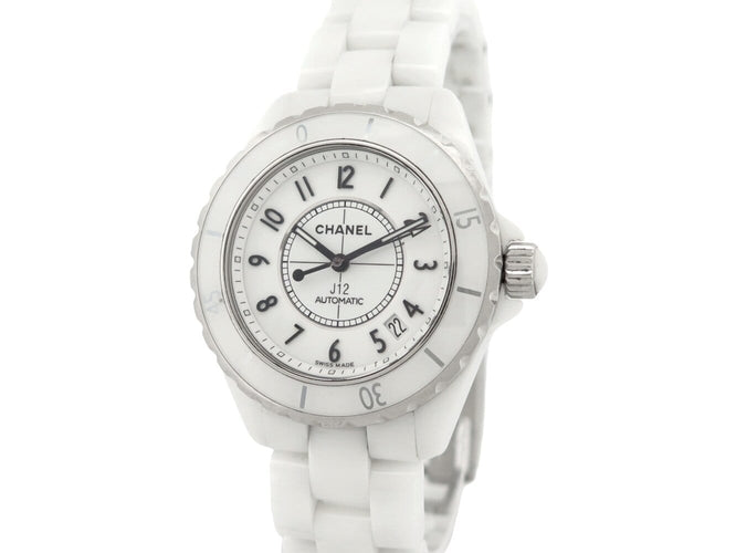 Montre Chanel J12 - Montre automatique 38 mm en céramique blanche 58 Facettes 275140