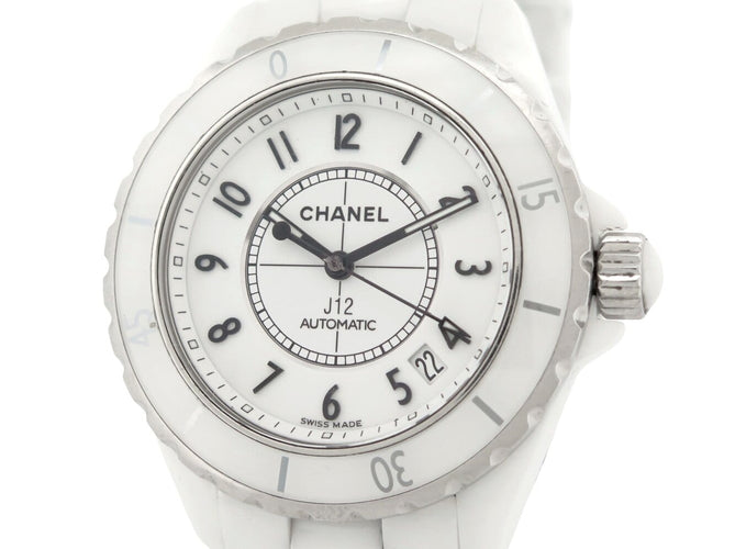 Montre Chanel J12 - Montre automatique 38 mm en céramique blanche 58 Facettes 275140