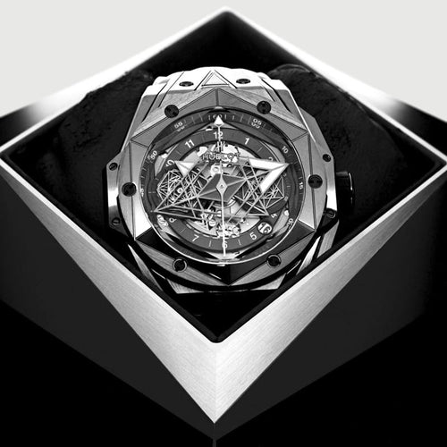 Montre Hublot Big Bang - Montre Sang Bleu All Black en céramique 58 Facettes OC-68802052