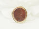 Bague 62 Bague intaille en or jaune, or rose et cornaline 58 Facettes 33779