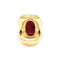 Bague 53 Pomellato Cardinale - Bague en or jaune et tourmaline rouge 58 Facettes 35661