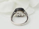 Bague 53 Bague en or blanc, quartz fumé et diamants 58 Facettes 33304