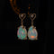 Boucles d'oreilles Celestial Heart - Boucles d'oreilles en or jaune, opales et diamants 58 Facettes E021