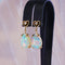 Boucles d'oreilles Celestial Heart - Boucles d'oreilles en or jaune, opales et diamants 58 Facettes E021