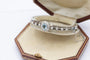 Bracelet Bracelet en or blanc avec aigue-marine et diamants 58 Facettes 12204