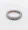 Bague 51 Alliance américaine Art déco - Bague en platine et diamants 58 Facettes A07302