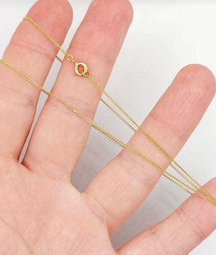 Collier Chaîne vintage - Collier maille gourmette en or 18k 58 Facettes A07304