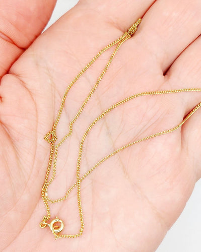 Collier Chaîne vintage - Collier maille gourmette en or 18k 58 Facettes A07304