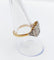 Bague Art déco en or 18k, platine et diamants 58 Facettes A07309