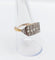 Bague Art déco en or 18k, platine et diamants 58 Facettes A07309