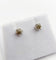 Puces d'oreilles vintage en or blanc et diamants cognac 58 Facettes A07310