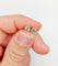 Puces d'oreilles vintage en or blanc et diamants cognac 58 Facettes A07310