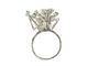 Bague 58 Bague en or blanc, émeraudes et diamants 58 Facettes 33303