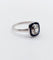 Bague 56 Bague Art déco en platine, diamant et saphirs 58 Facettes A07311