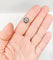 Bague 56 Bague Art déco en platine, diamant et saphirs 58 Facettes A07311