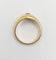 Bague 55.5 Bague jonc dôme antique en or 18k et diamant taille ancienne 58 Facettes A07312