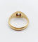 Bague 55.5 Bague jonc dôme antique en or 18k et diamant taille ancienne 58 Facettes A07312