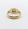 Bague 55.5 Bague jonc dôme antique en or 18k et diamant taille ancienne 58 Facettes A07312